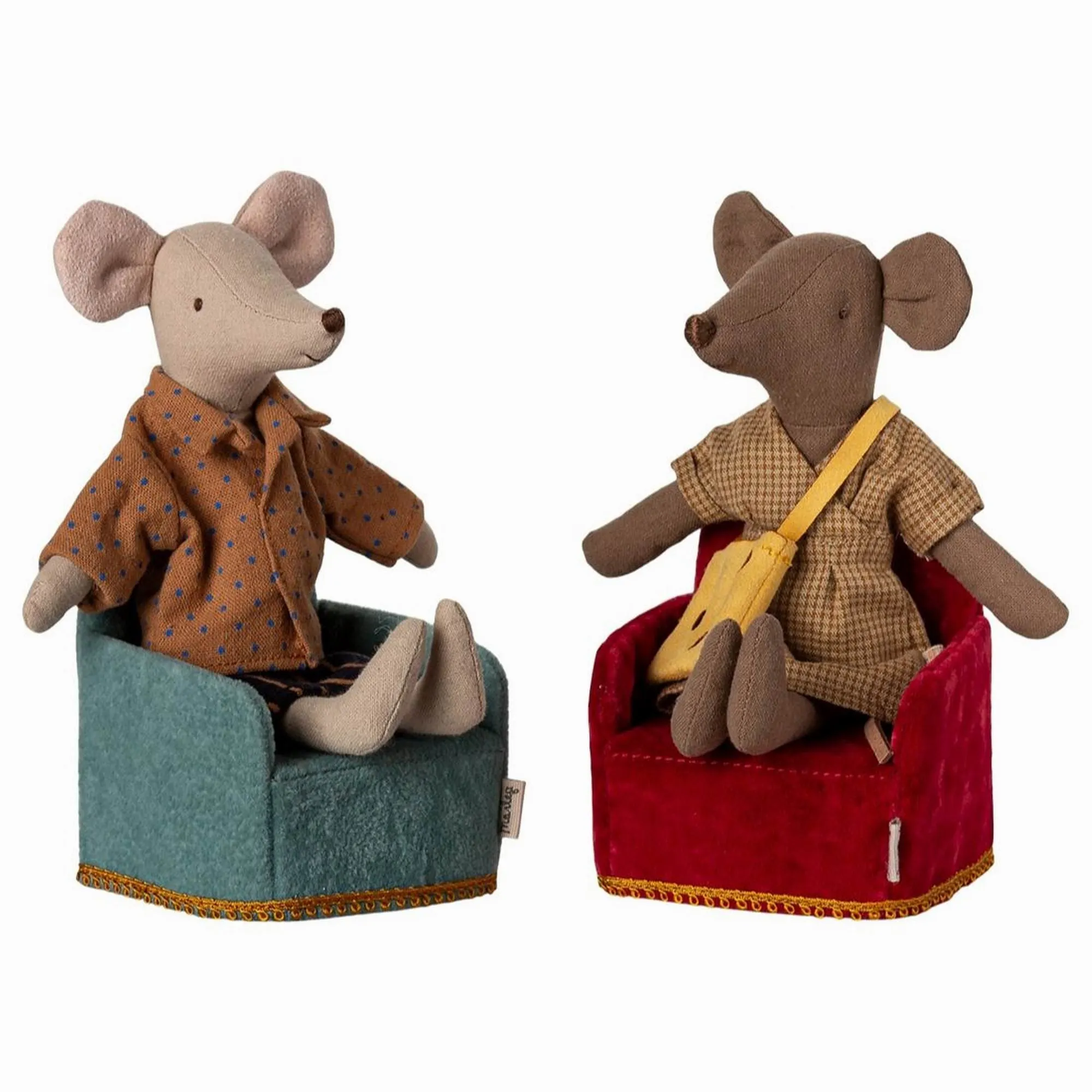 Maileg Folding Chair, Mouse  Red