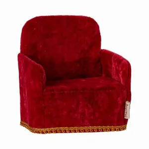 Maileg Folding Chair, Mouse  Red