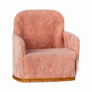 Maileg Folding Chair, Mouse  Rose