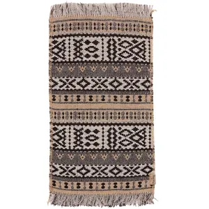Maileg Miniature Rug Black 24x12 cm