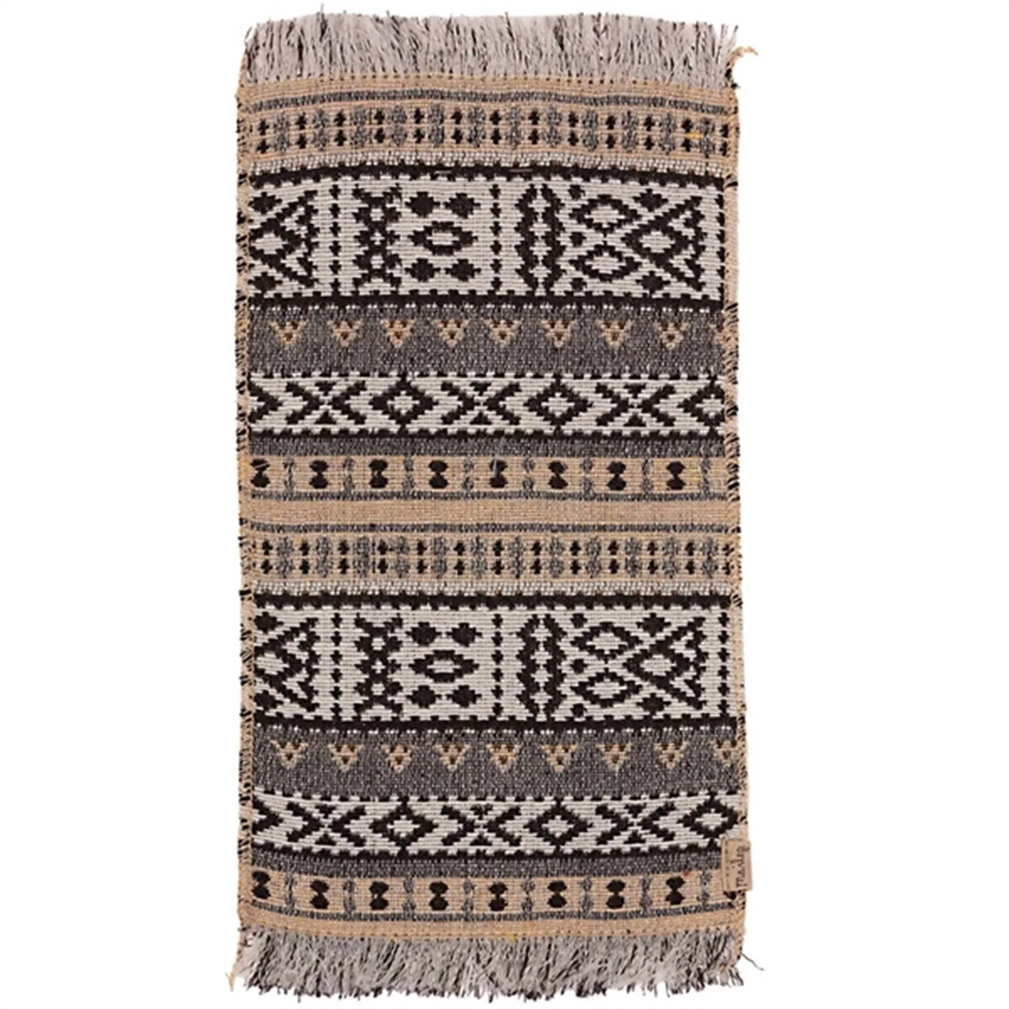 Maileg Miniature Rug Black 24x12 cm