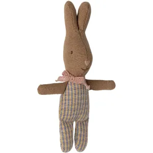 Maileg Rabbit, My - Pink/Blue Check