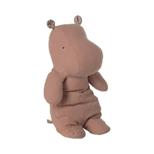 Maileg Safari Friends, Medium Hippo - Old Rose