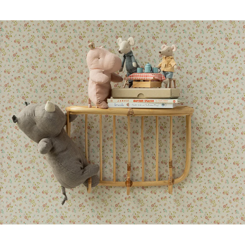 Maileg Safari Friends, Small Hippo - Soft Rose