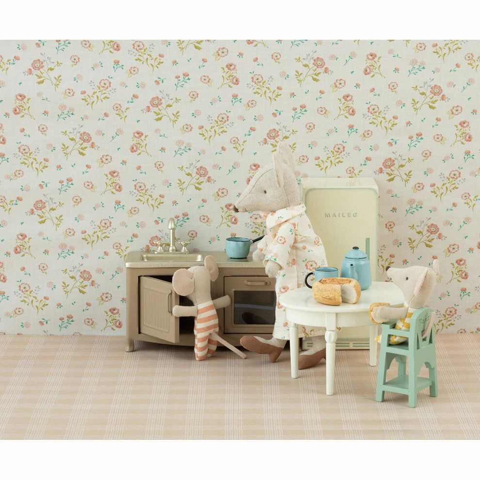 Maileg High Chair, Mouse - Mint