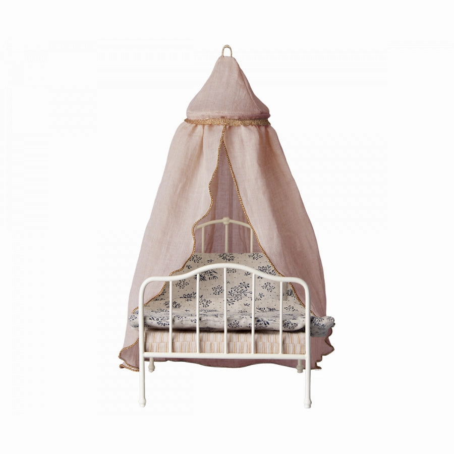 Maileg Miniature Bed Canopy - Rose