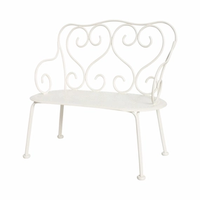 Maileg Off White Mini Romantic Bench