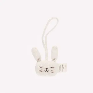 Main Sauvage Baby Gym Toy - Hanging Rattle - Bunny - Ecru