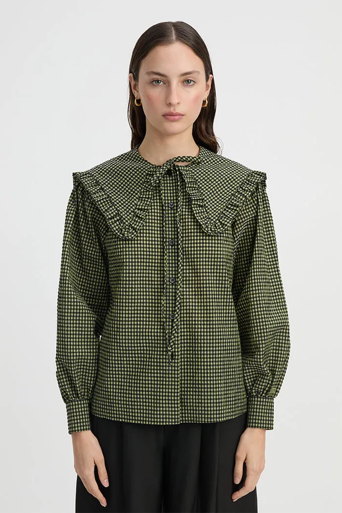Maja Shirt Green Gingham