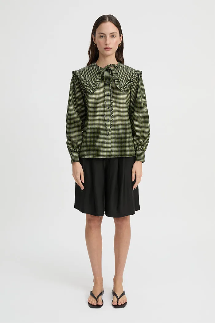 Maja Shirt Green Gingham