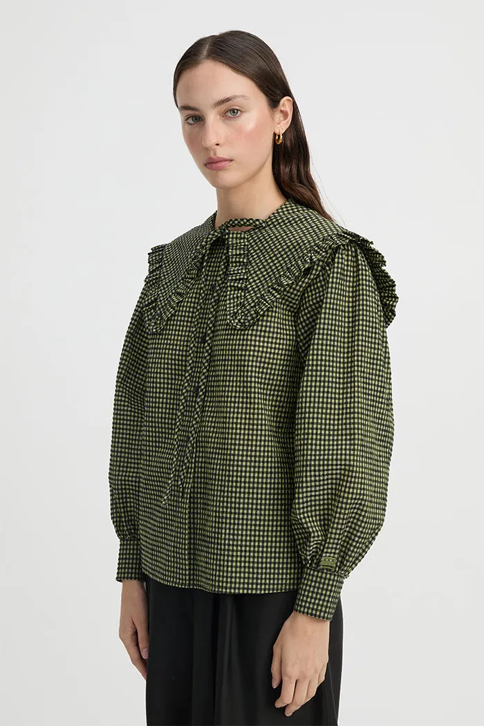 Maja Shirt Green Gingham