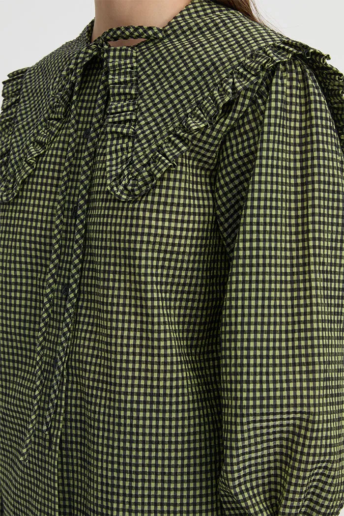 Maja Shirt Green Gingham