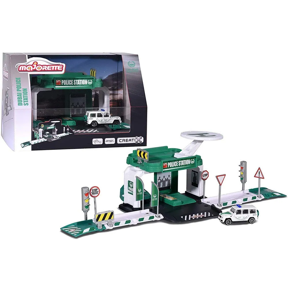 MAJORETTE - DUBAI POLICE STATION W/ 1 CAR