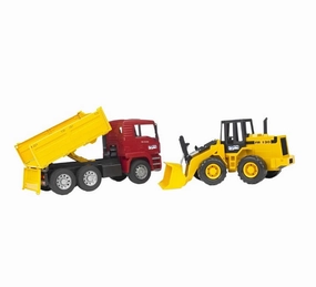 MAN TGA Construction Truck w/Articulated Road Loader
