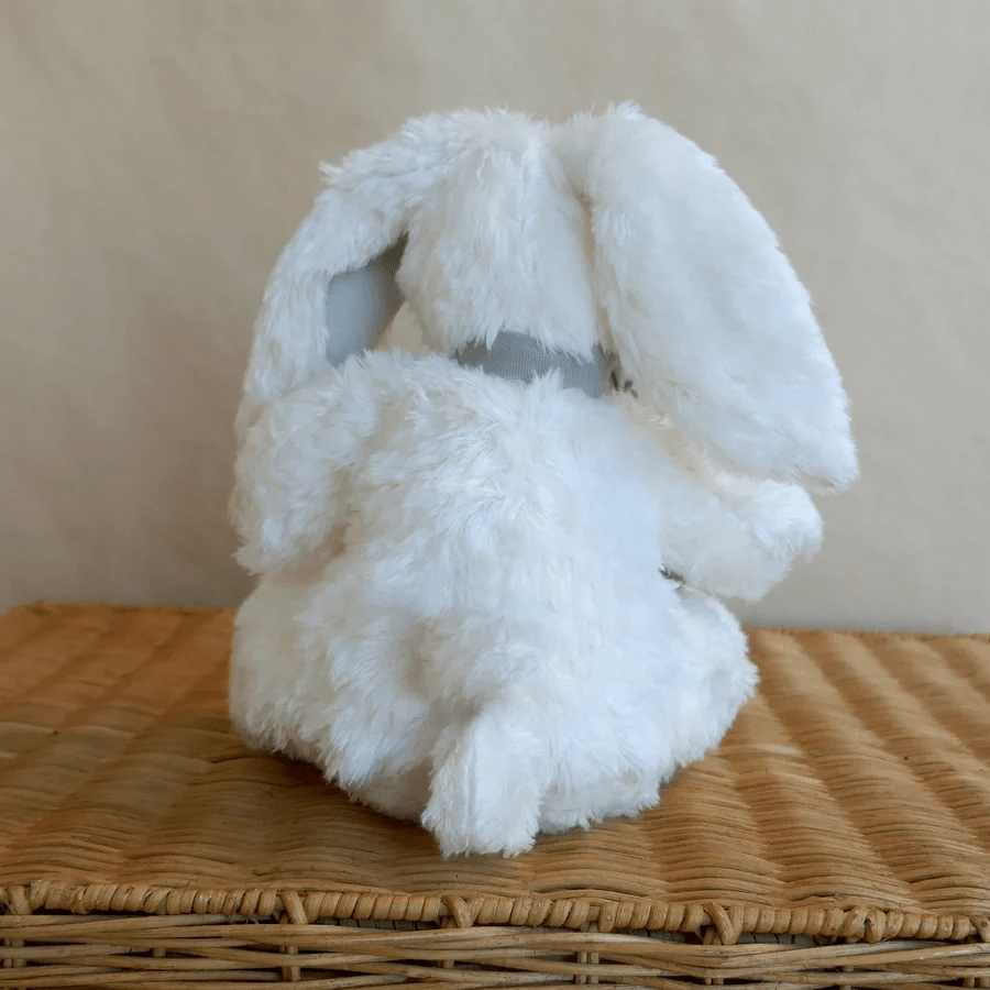 Maud n Lil Boxed Fluffy Flopsy Bunny White