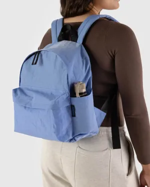 Medium Nylon Backpack - Pansy Blue