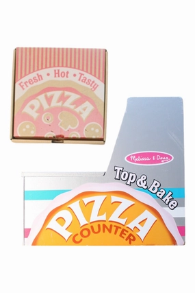Melissa & Doug Puzzle O/S (Mising Half Pizza)