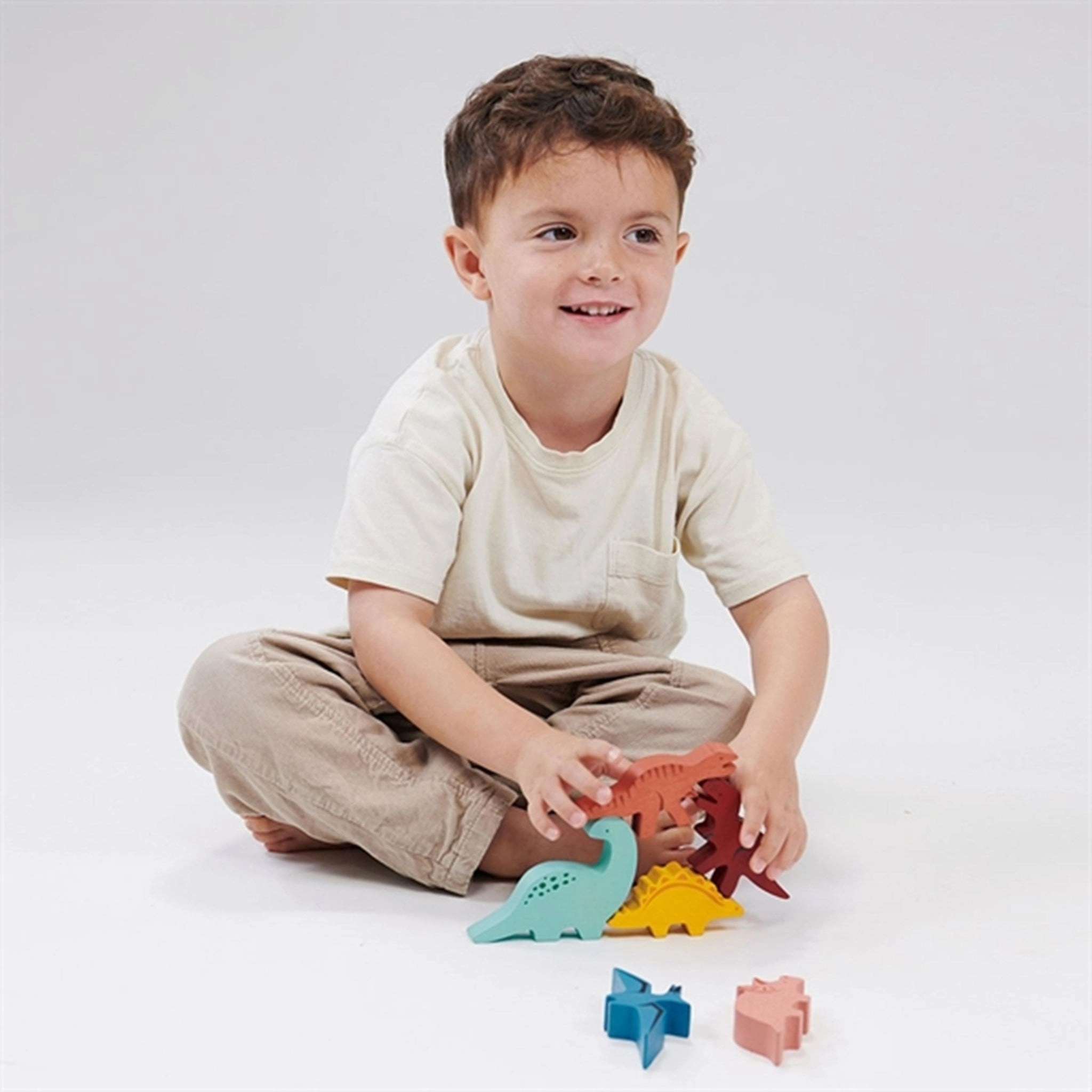 Mentari Stacking Game Dinosaurs