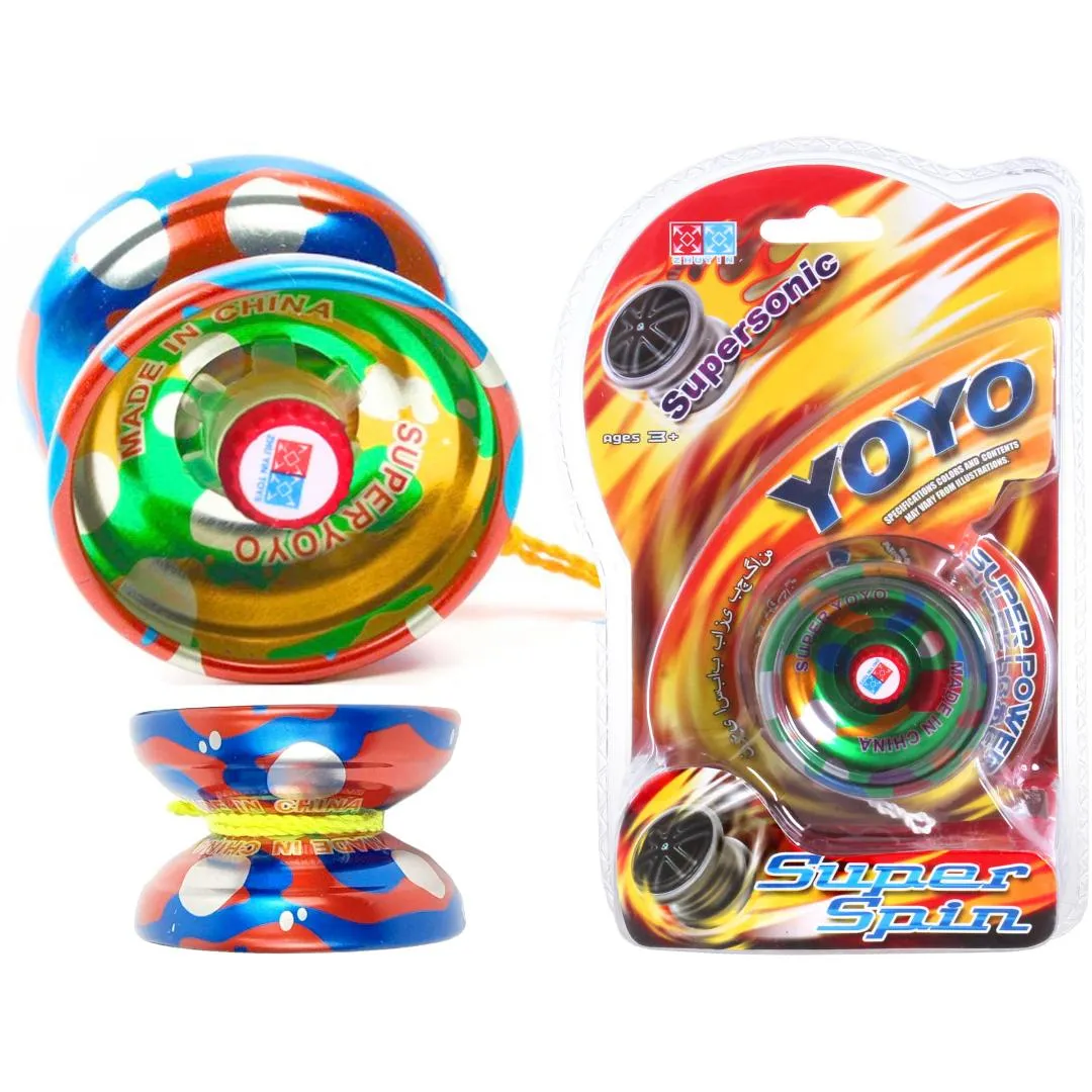 Metal Yoyo With Alloy Bearing Supersonic Spin toy - SAM Toys
