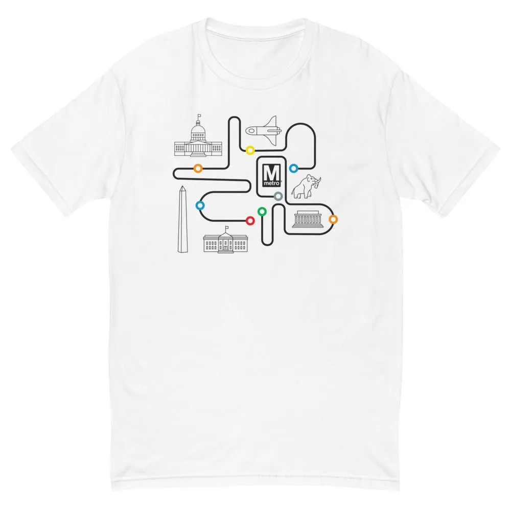 Metro Line Stops T-Shirt