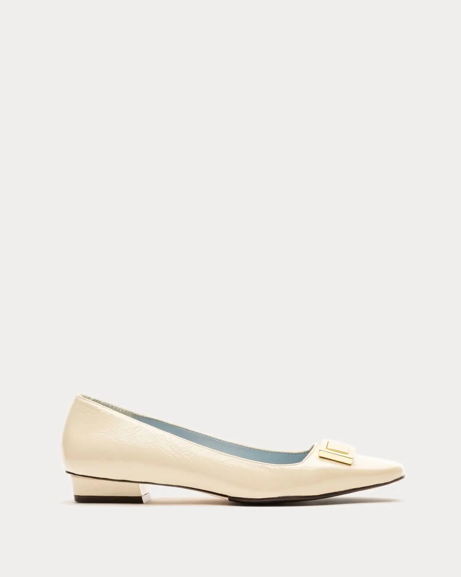 Midge Flat Crinkled Leather