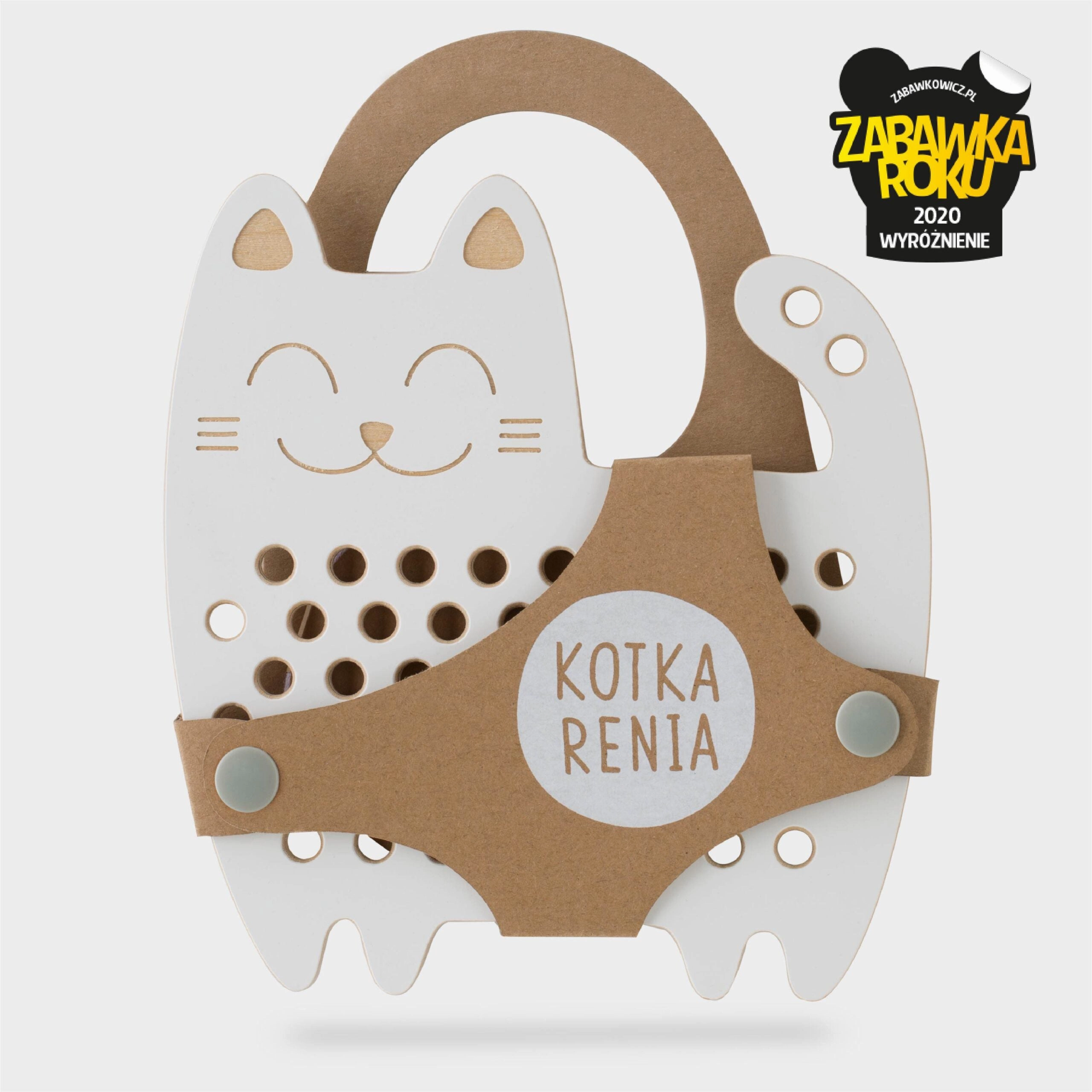 Milin Sophia The Cat ?Wooden Montessori Lacing Toy