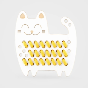 Milin Sophia The Cat ?Wooden Montessori Lacing Toy