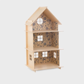 Milin Wooden Dollhouse ?Vintage Flower