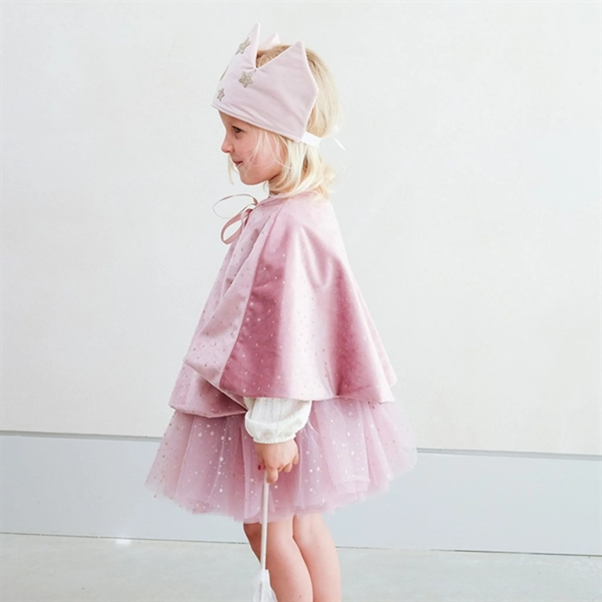 Mimi & Lula Crown Velvet Pink Stars And Moon