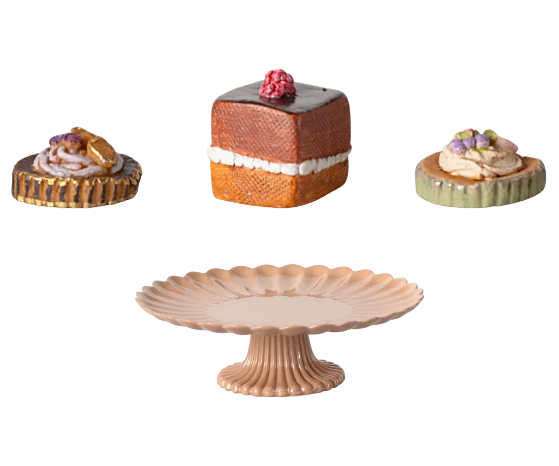 Miniature Cakes And Cakestand