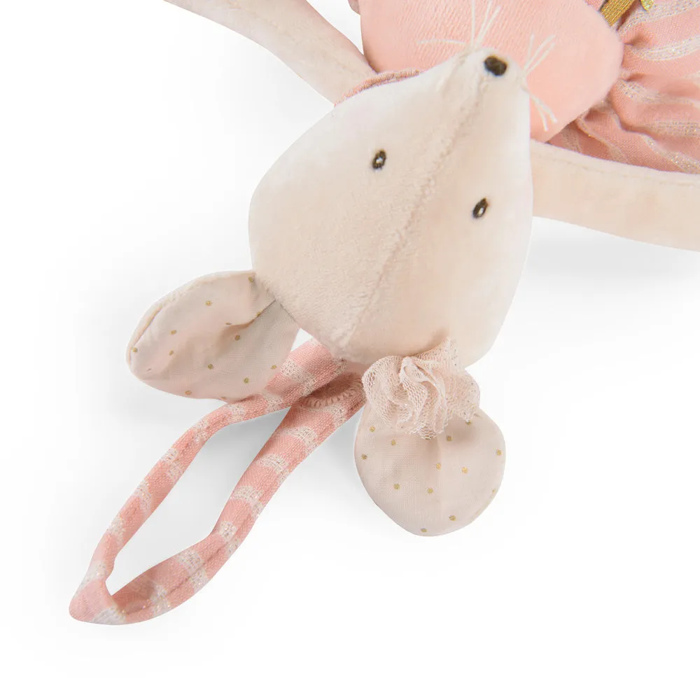 Moulin Roty La Petite Ecole De Danse Pink Hanging Activity Mouse 34cm