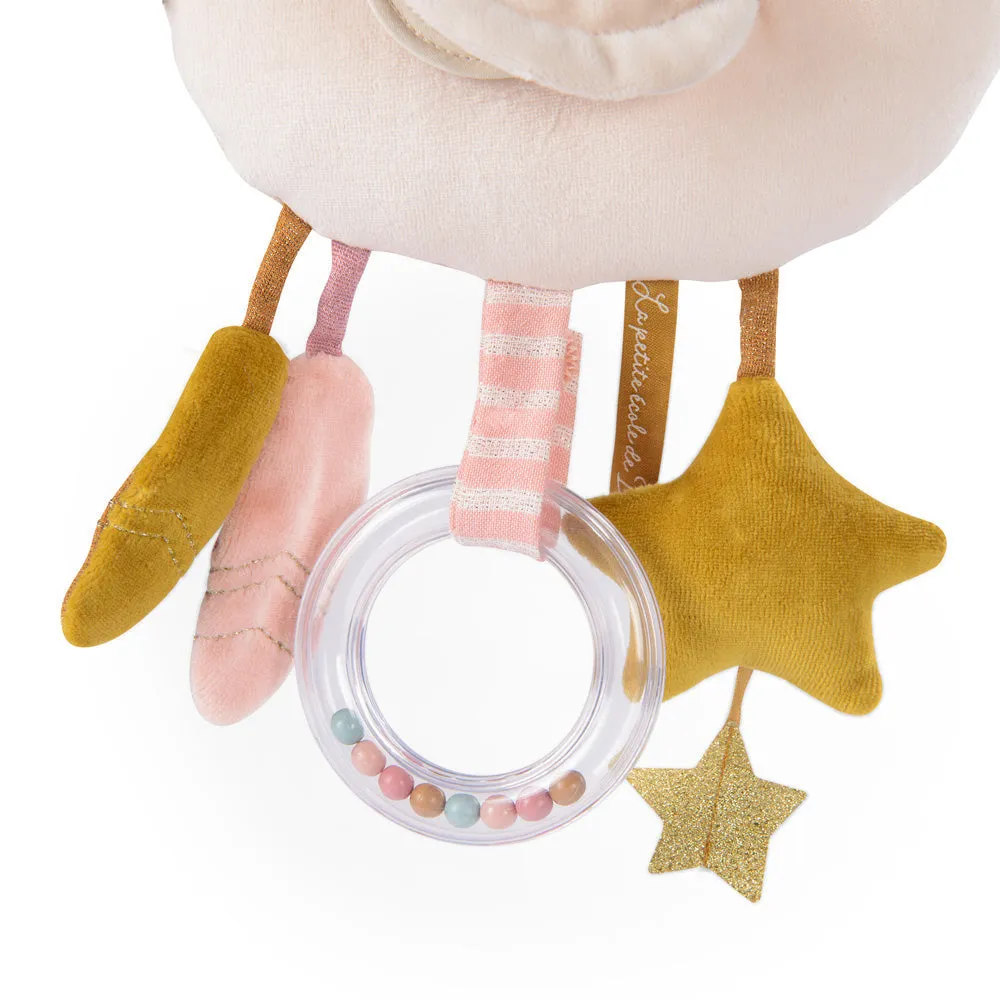 Moulin Roty La Petite Ecole De Danse Pink Hanging Activity Swan 32cm
