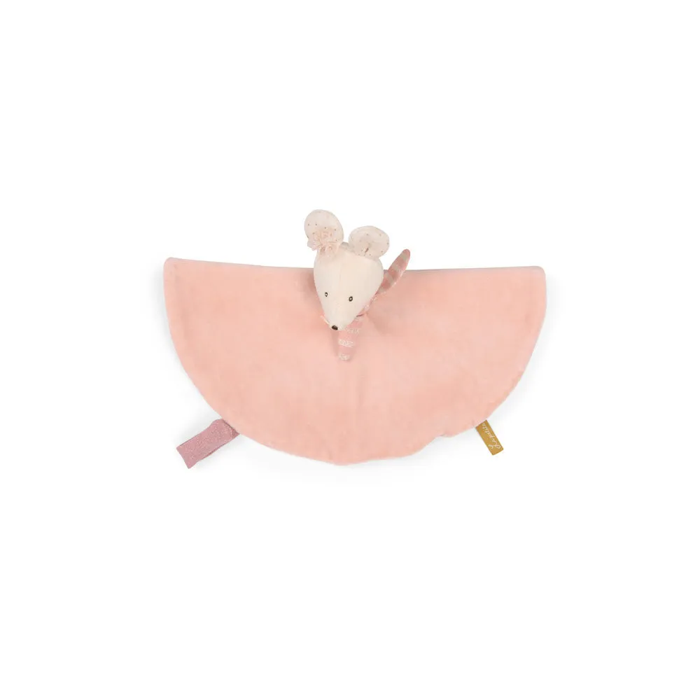 Moulin Roty La Petite Ecole De Danse Pink Mouse Baby Comforter