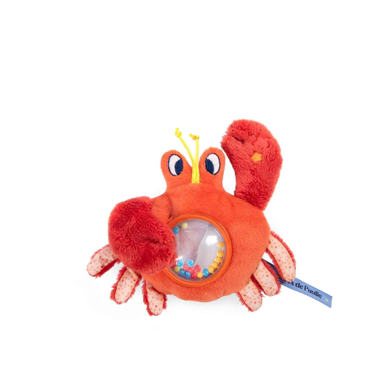 Moulin Roty Les Adventures De Paulie Crab Rattle H 14cm