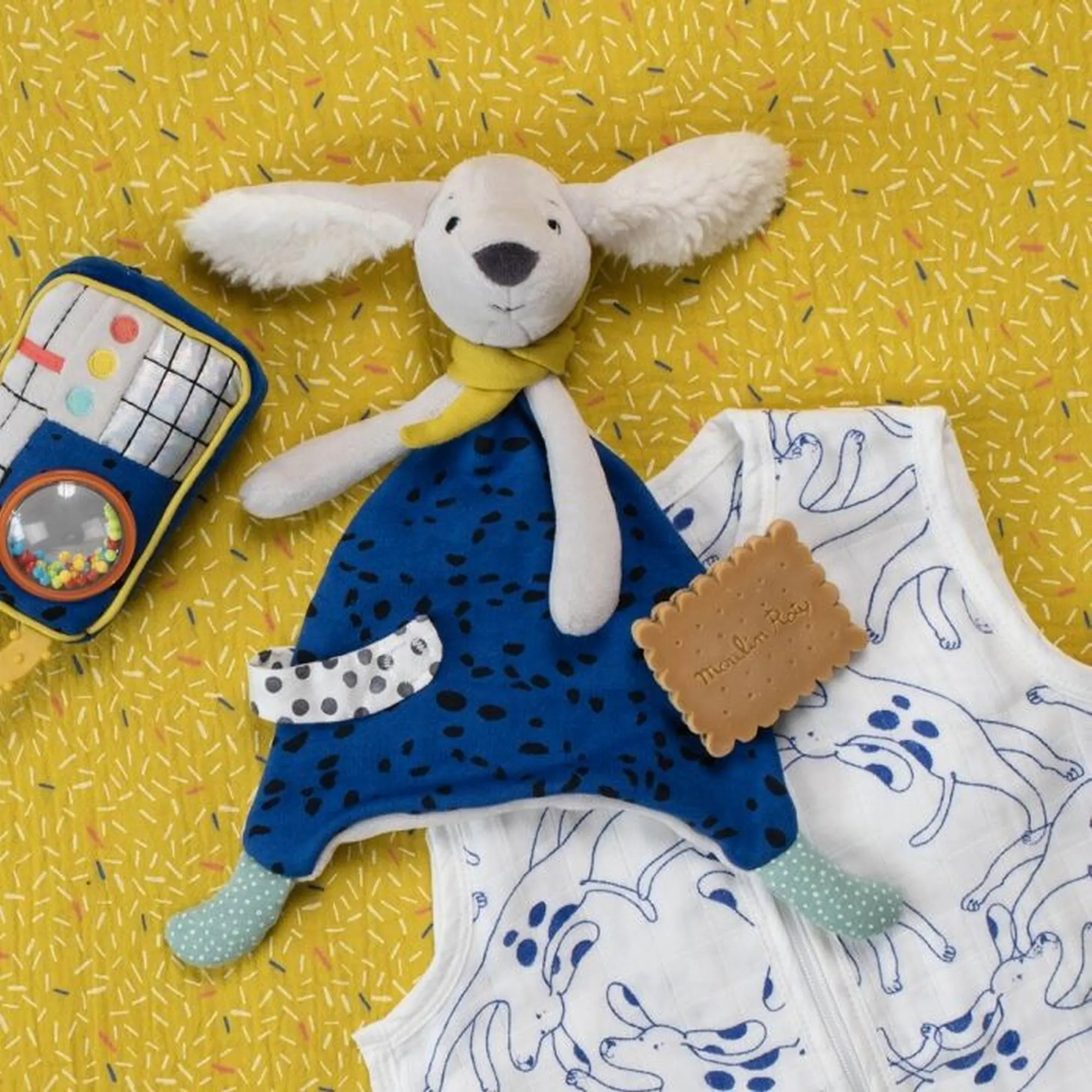 Moulin Roty Puce & Pilou Baby Comforter Pilou