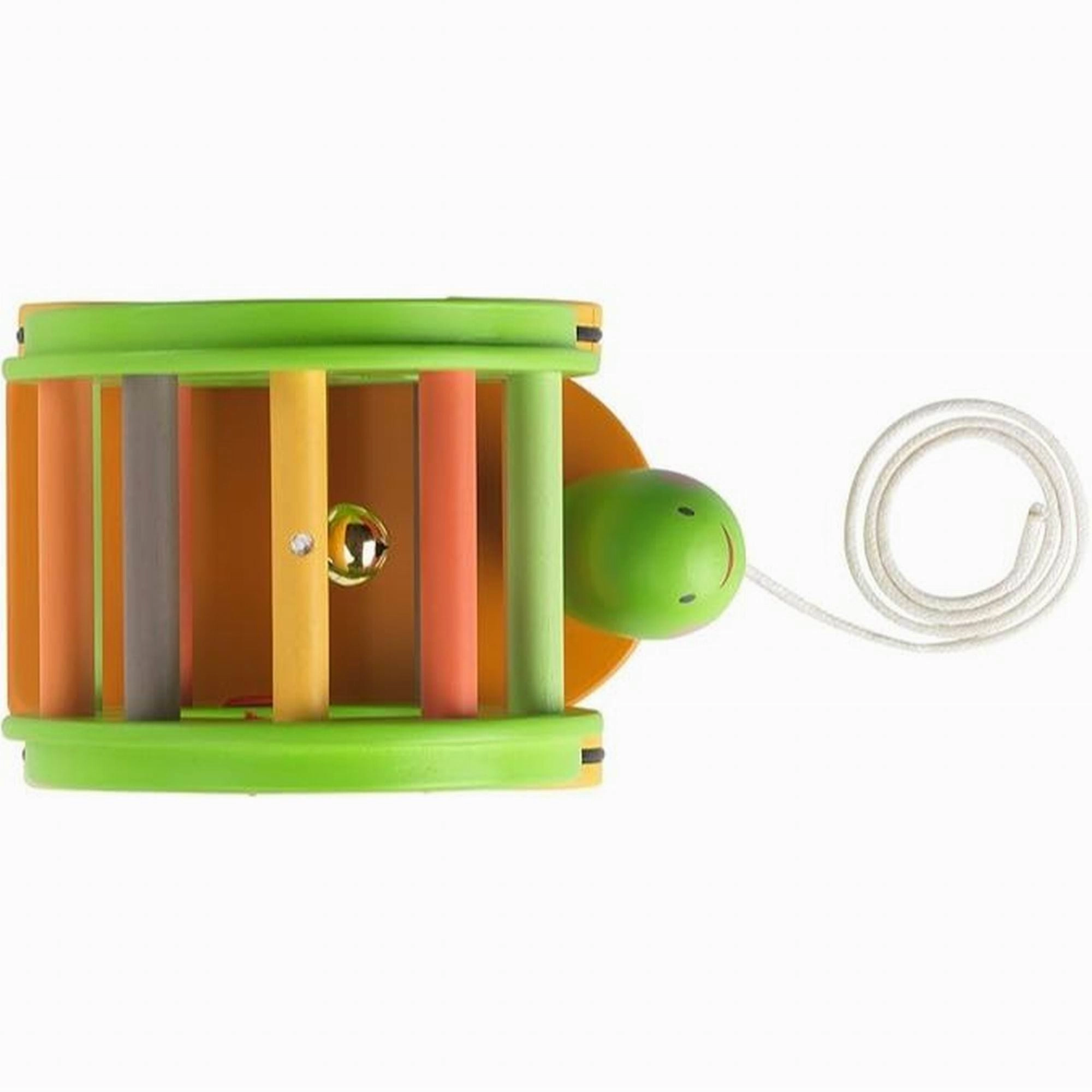 Moulin Roty Les Papoum Pull Along Box Blocks Shapes Turtle
