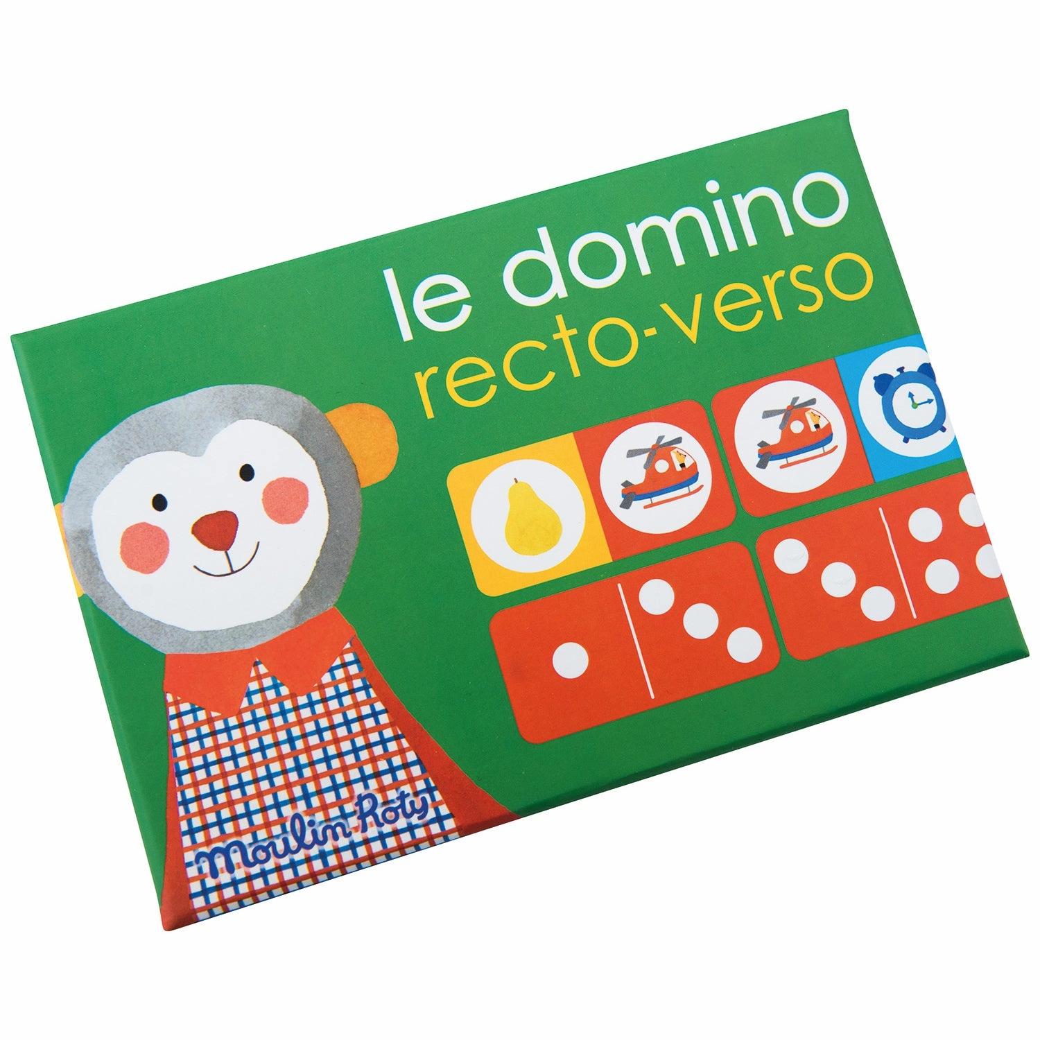 Moulin Roty Les Popipo Double-Sided Dominos Baby Visual Awareness Development Game