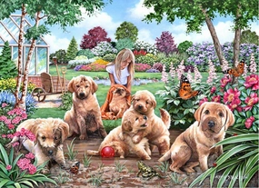 Mucky Pups - BIG 500 Piece Jigsaw Puzzle