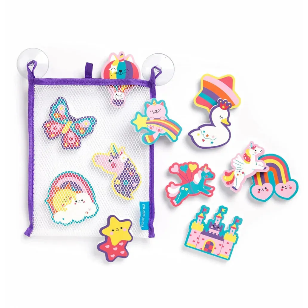 Mudpuppy Stickable Bath Shapes Unicorn Dreams