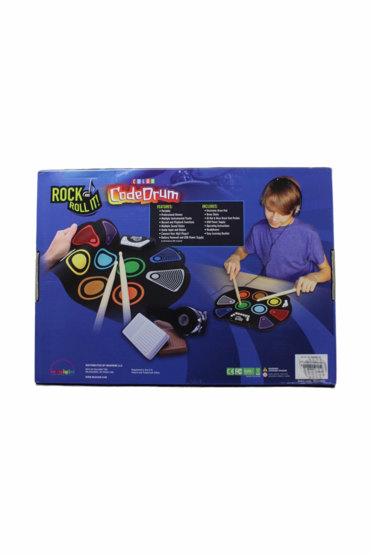 Mukikim Flexible Roll-Drum Kit O/S