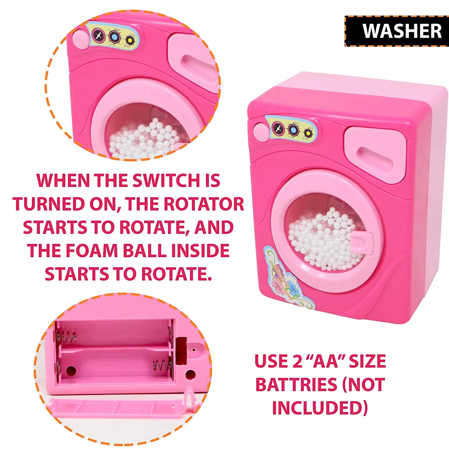 MY KITCHEN PLAY ELECTRIC WASHING MACHINE - Plan Toys