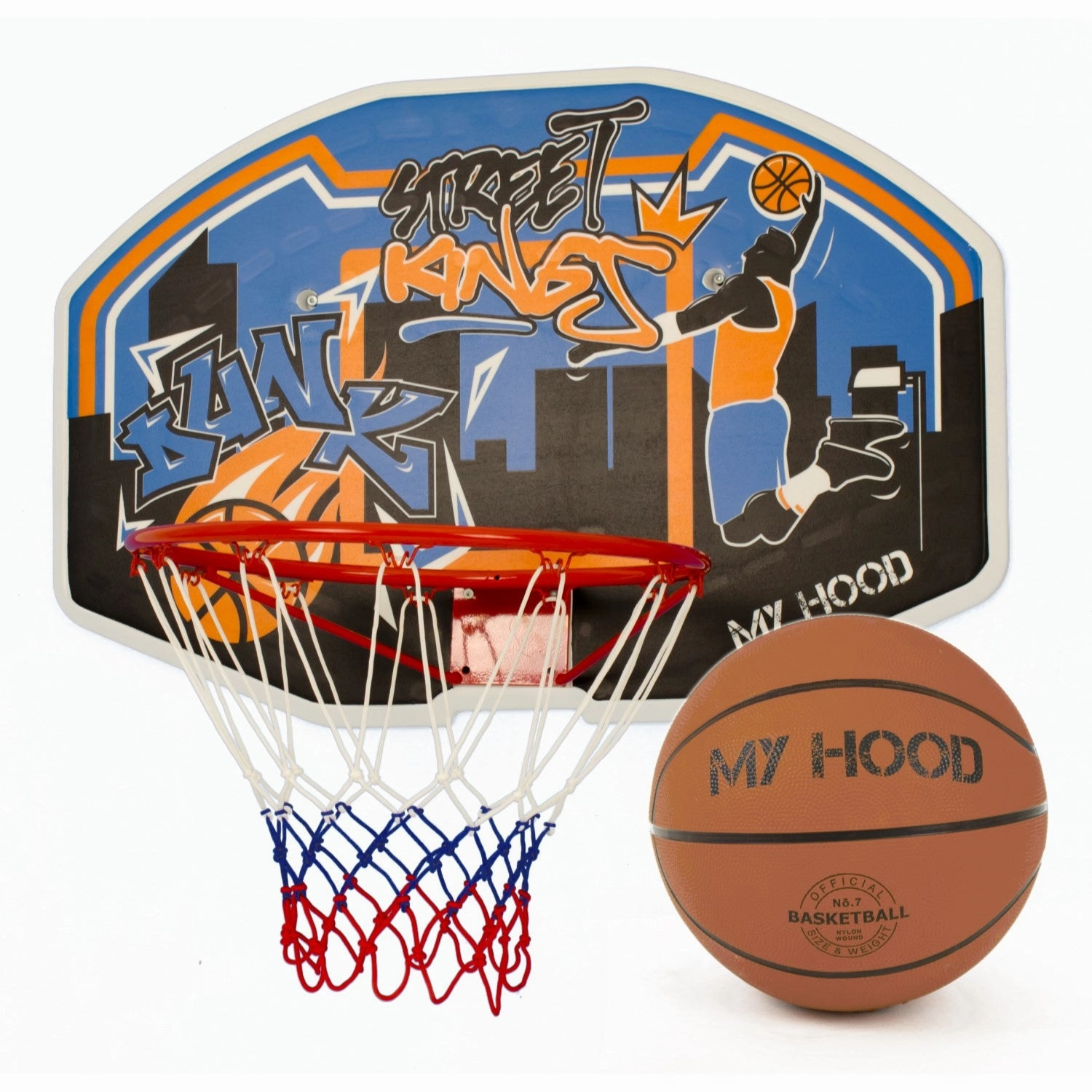 My Hood Basket Hoop On A Plate With Ball