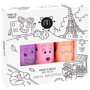 Nailmatic Nail Polish Water-based 3 Pack (Marshi, Dolly, Flamingo)