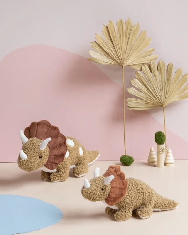Nana Huchy Thomas the Triceratops - Brown