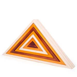 Natural Wooden Stacking Triangles