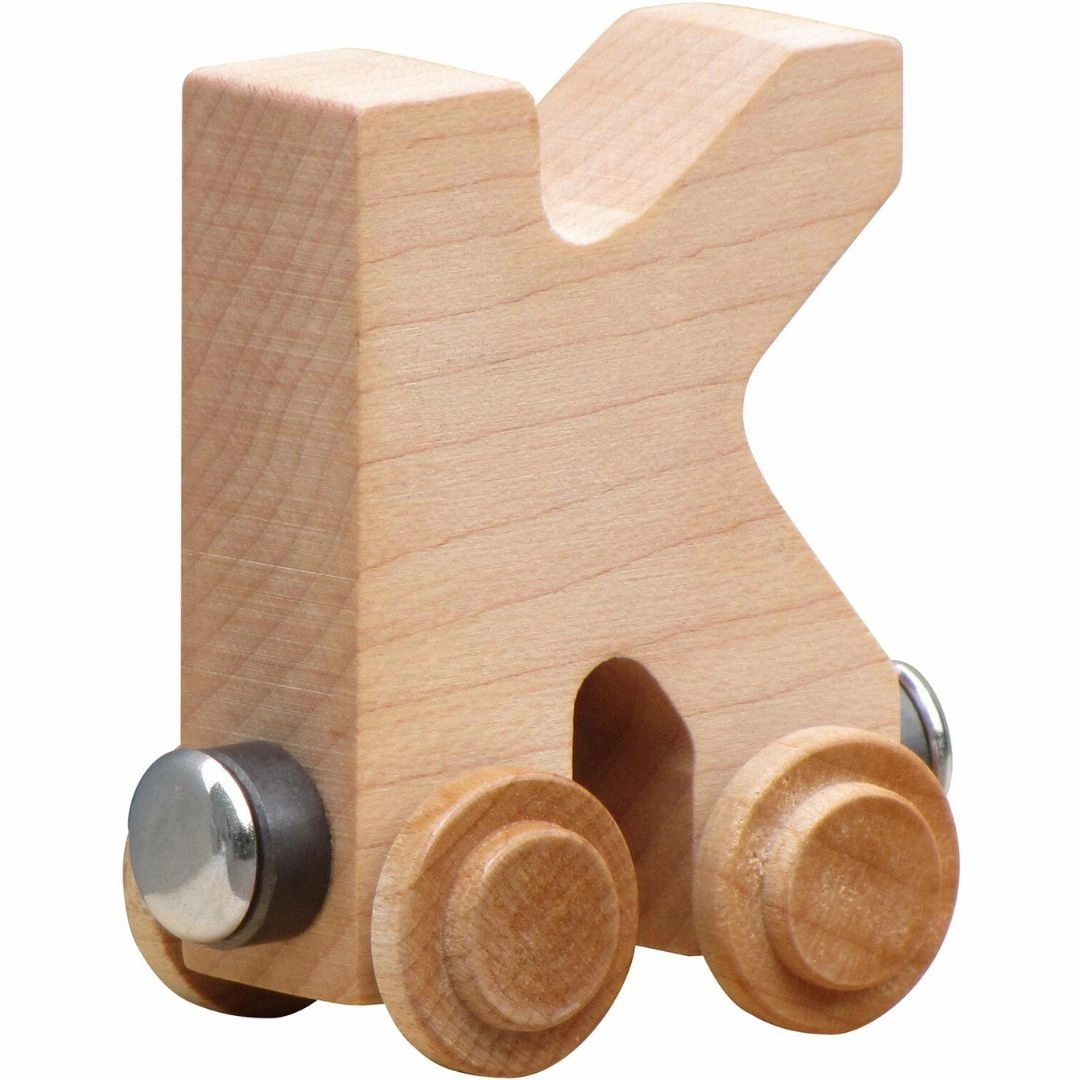 Natural Wooden Name Train Letters