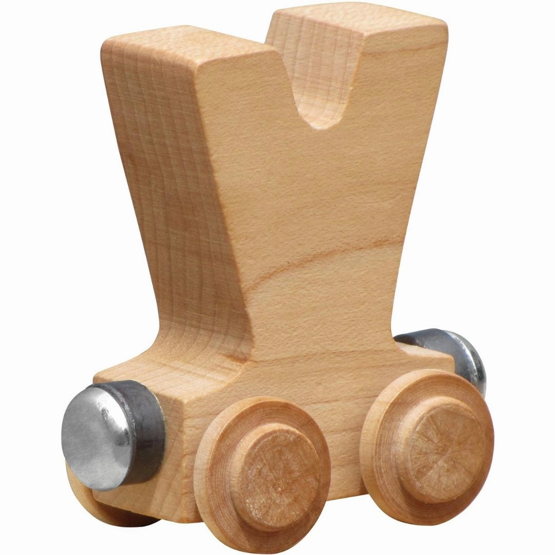 Natural Wooden Name Train Letters