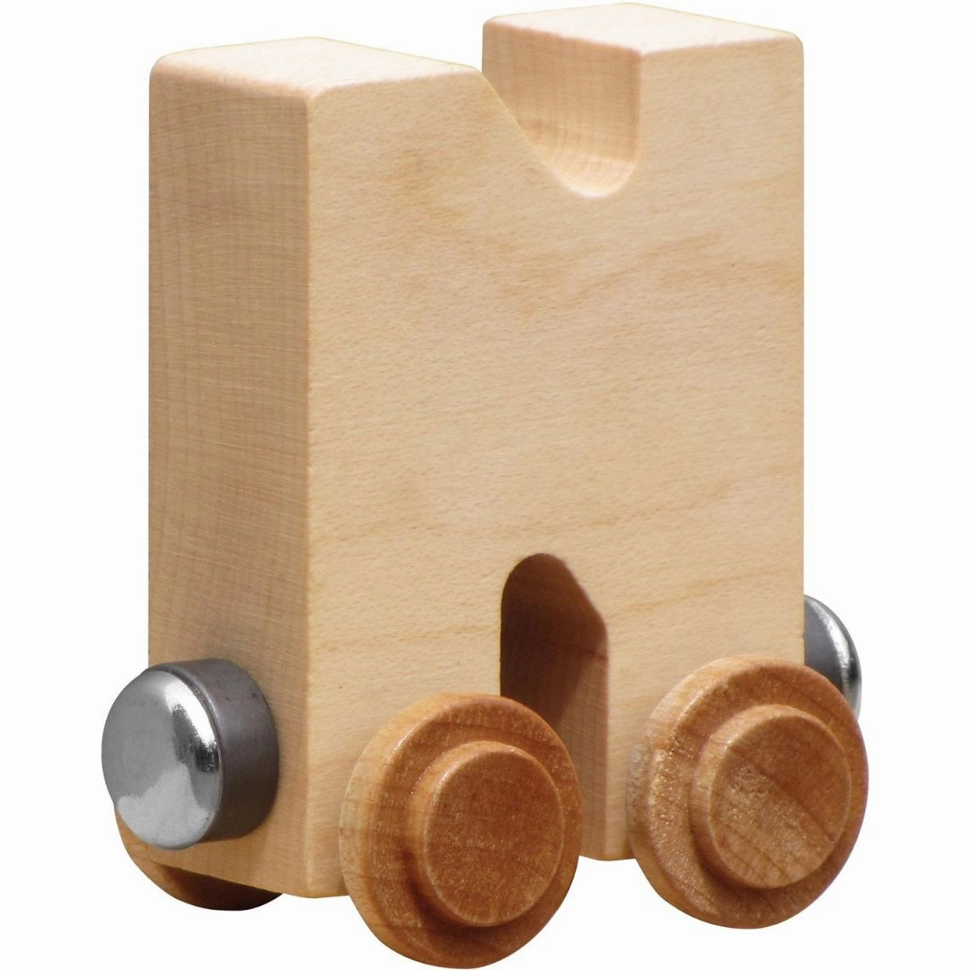 Natural Wooden Name Train Letters
