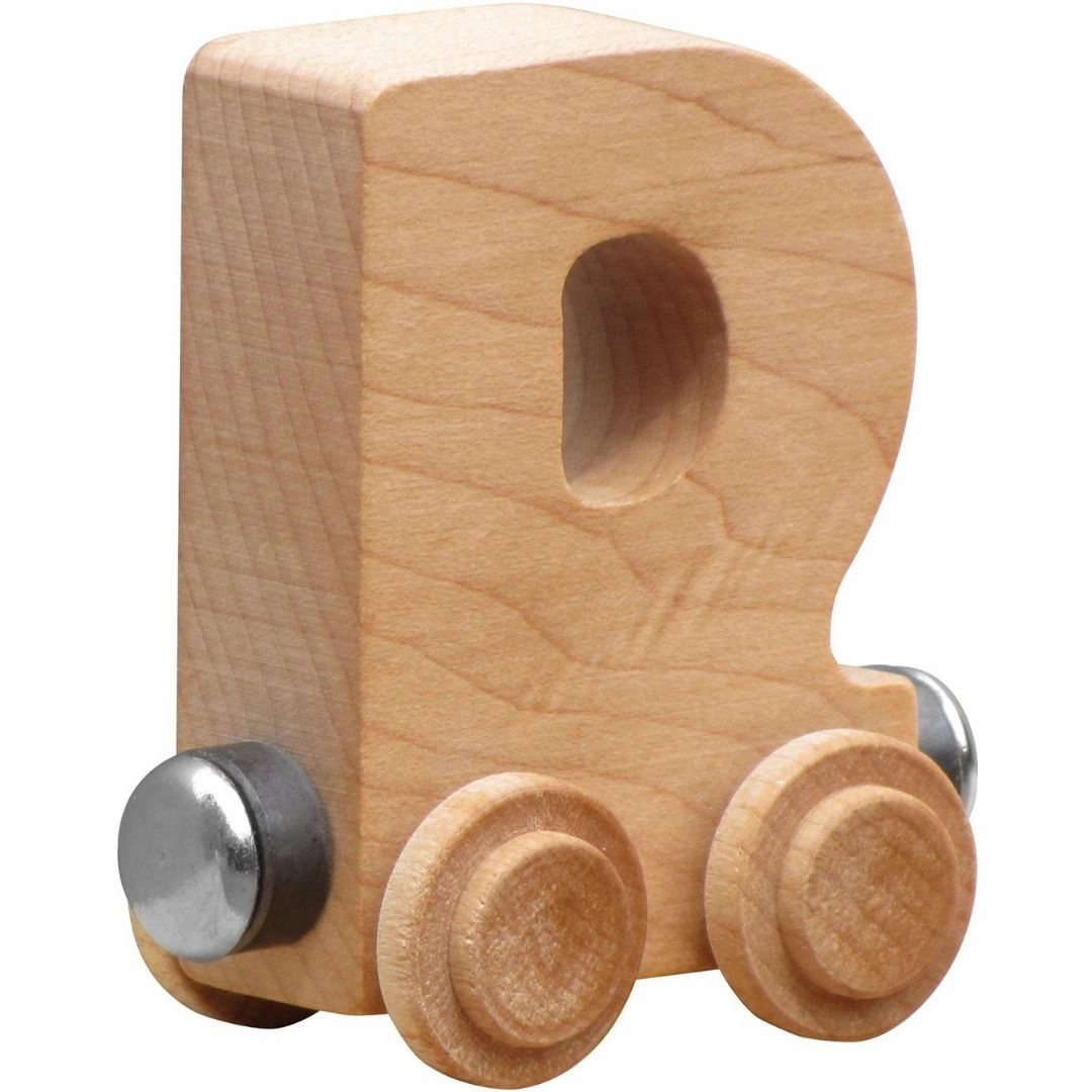 Natural Wooden Name Train Letters