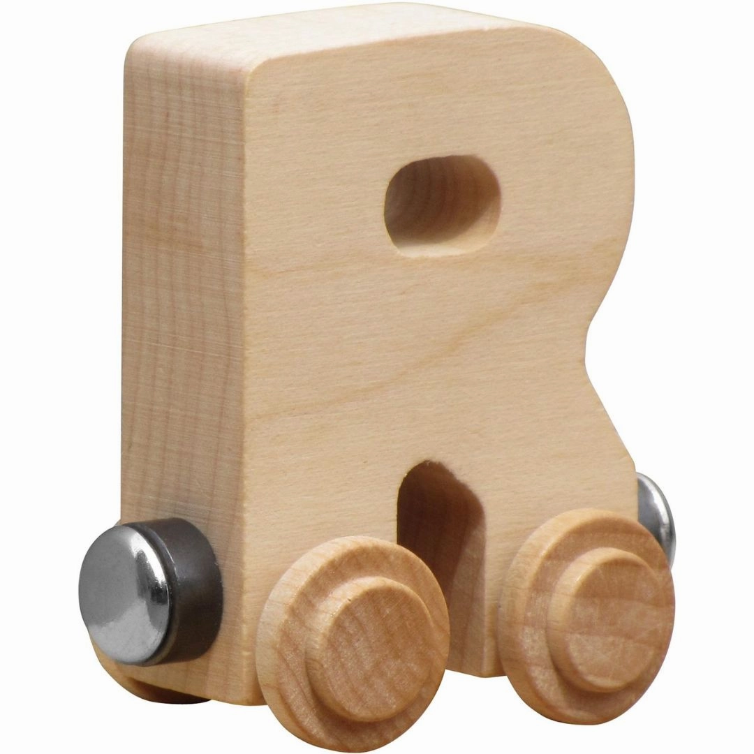 Natural Wooden Name Train Letters